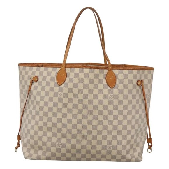 LOUIS VUITTON Damier Azur Neverfull GM Tote Bag - Picture 2 of 14